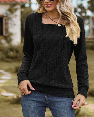 Viviana | Blouse met Lange Mouwen voor Herfst en Lente