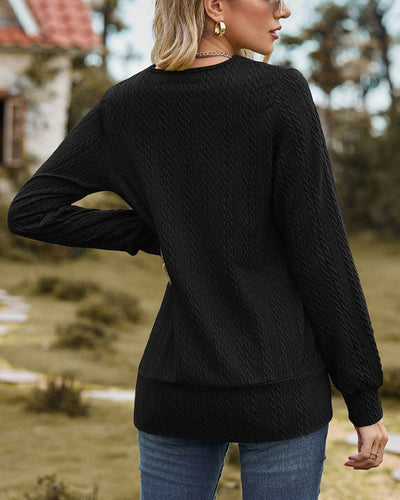 Viviana | Blouse met Lange Mouwen voor Herfst en Lente