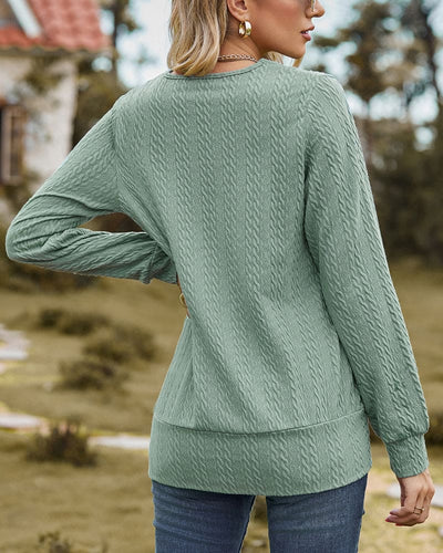 Viviana | Blouse met Lange Mouwen voor Herfst en Lente
