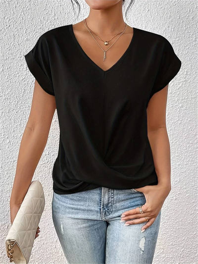 ZINNIA - CASUAL T-SHIRT MET KORTE MOUWEN VOOR DAMES