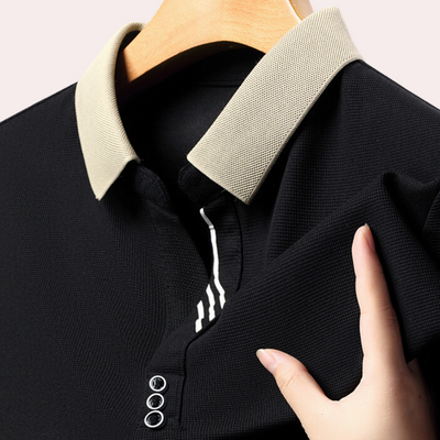 Jacek - Heren Casual Poloshirt met Lange Mouwen