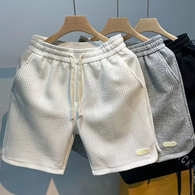 Carl - Heren Herringbone Breeze Shorts