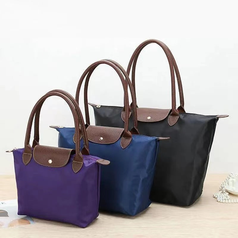 Violet - Opvouwbare Tote Bag met lange handvatten