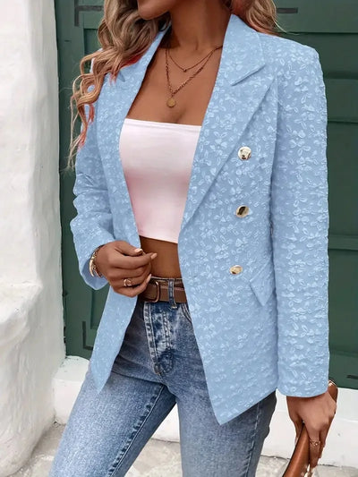 Tessa™ - Stijlvol double-breasted jasje in vintage stijl met zakken