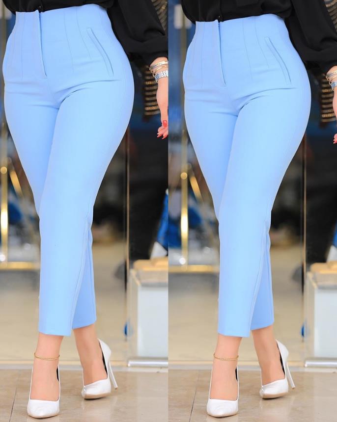 Arlyn Dames High Waisted Cropped Broek
