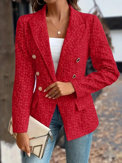 Tessa™ - Stijlvol double-breasted jasje in vintage stijl met zakken