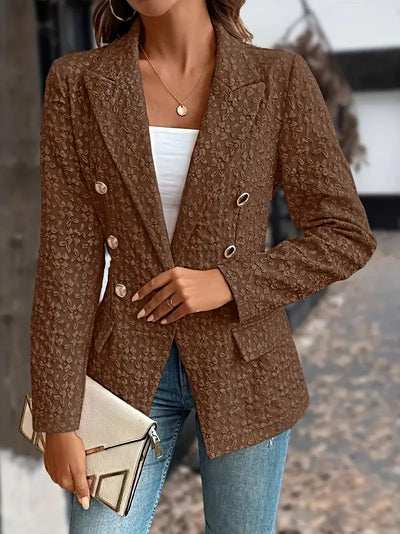 Tessa™ - Stijlvol double-breasted jasje in vintage stijl met zakken