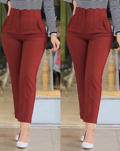Arlyn Dames High Waisted Cropped Broek
