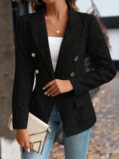 Tessa™ - Stijlvol double-breasted jasje in vintage stijl met zakken