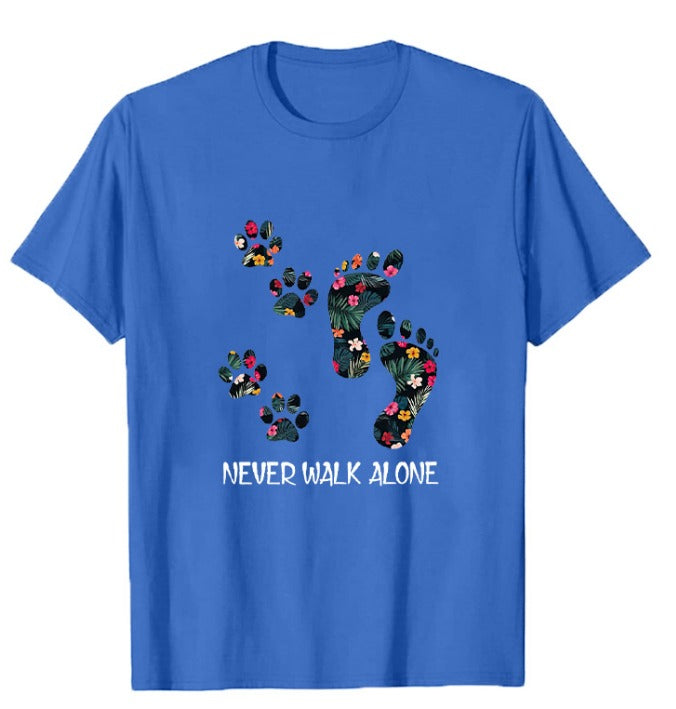 Never Walk Alone | T-shirt voor dierenliefhebbers