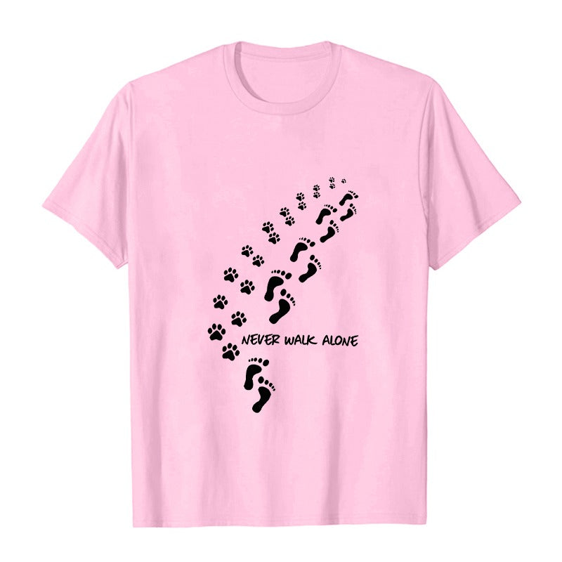 Never Walk Alone | T-shirt voor dierenliefhebbers