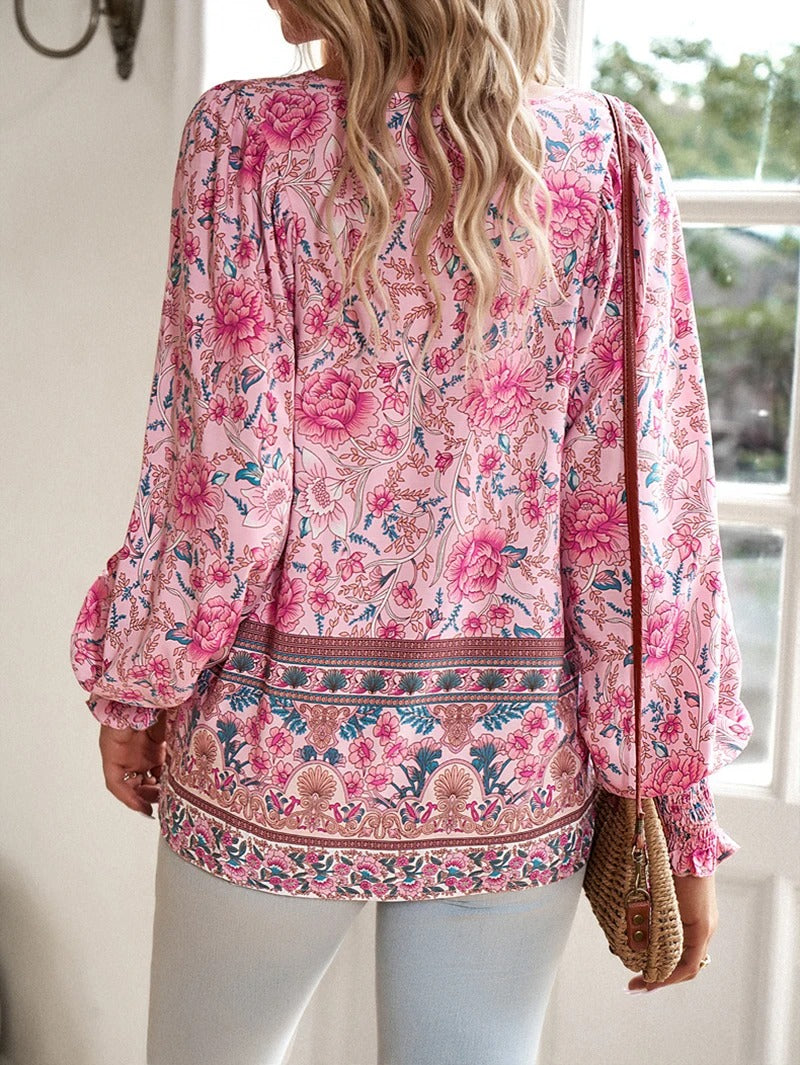 Arya - Elegante blouse met bloemen