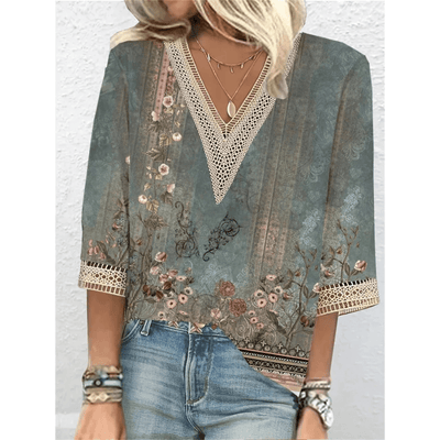 Claire | Elegante V-hals blouse
