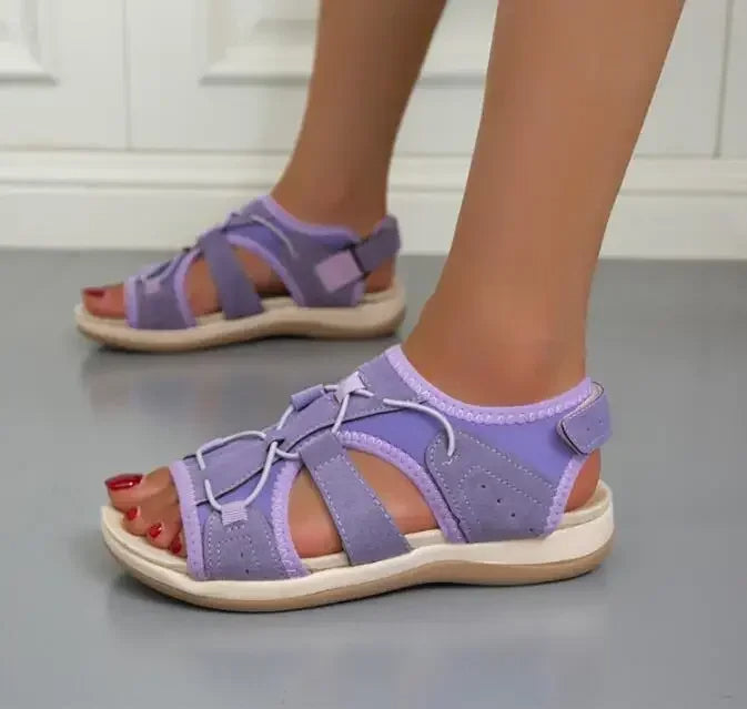 Ariana - Stijlvolle, verstelbare zomersandalen met steunzool