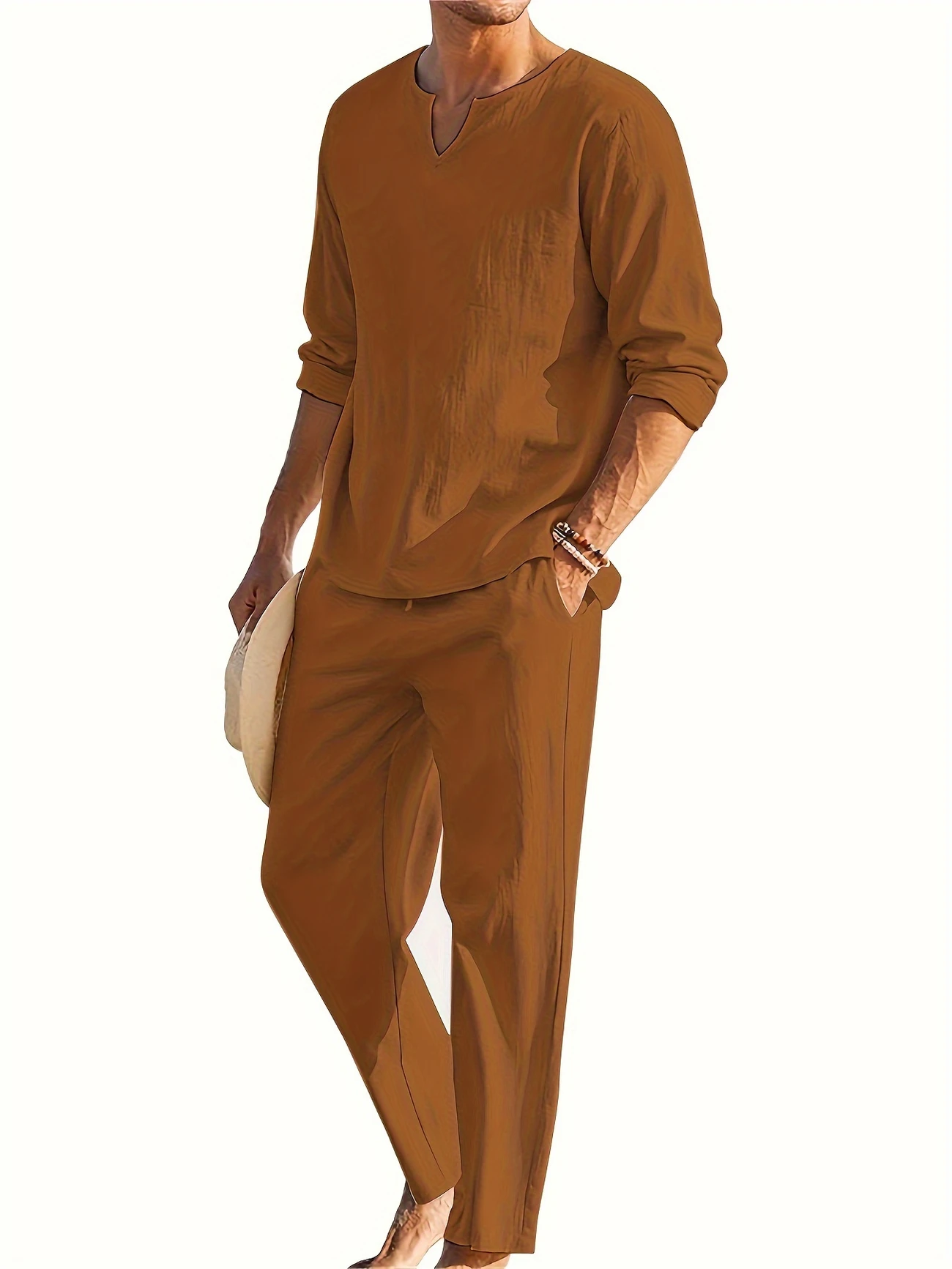Markus™ - Casual loungeset in effen kleuren