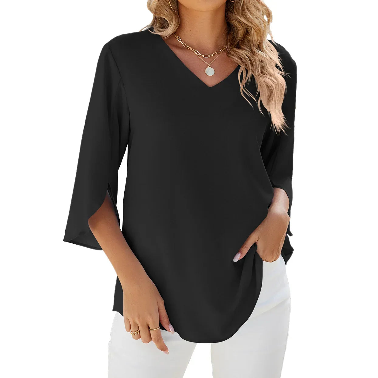 Sophie™ - Blouse met V-hals