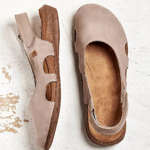 LEDA-leden SANDALEN MET STEUN