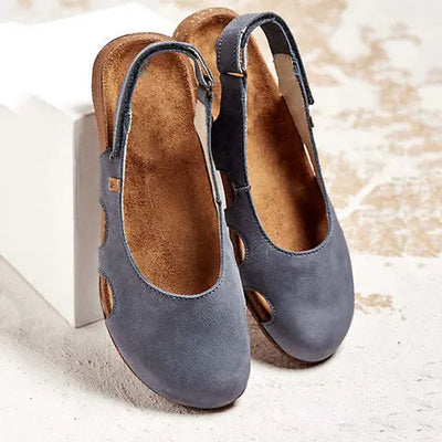 LEDA-leden SANDALEN MET STEUN