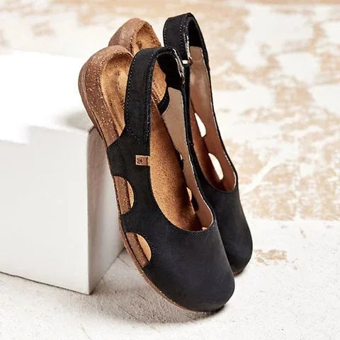 LEDA-leden SANDALEN MET STEUN