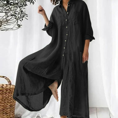 Rut™ | Oversized Linnen Jumpsuit