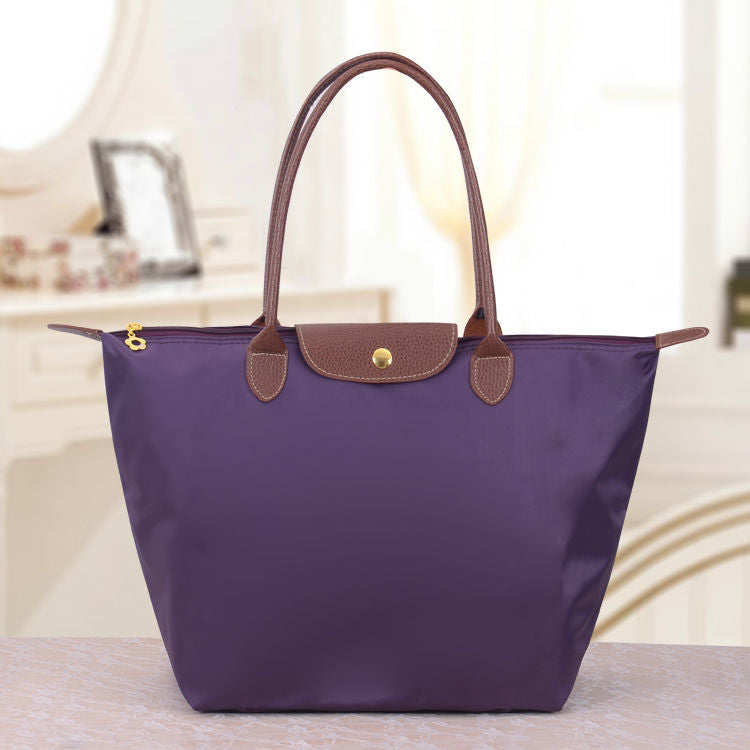 Violet - Opvouwbare Tote Bag met lange handvatten